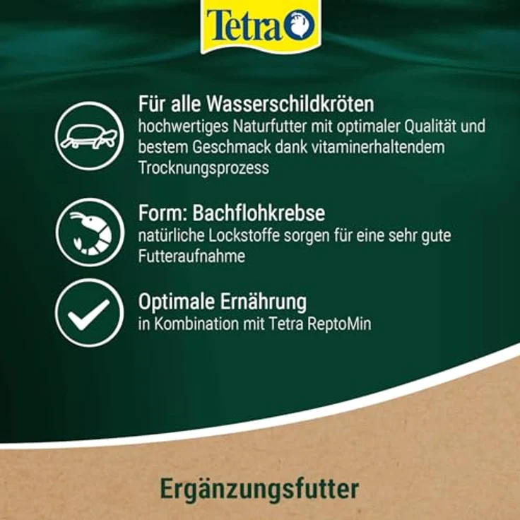 Tetra Gammarus 1l, Terrarienfutter aus sorgfältig getrocknetem Naturfutter für optimale Qualität und Verträglichkeit – Bild 4