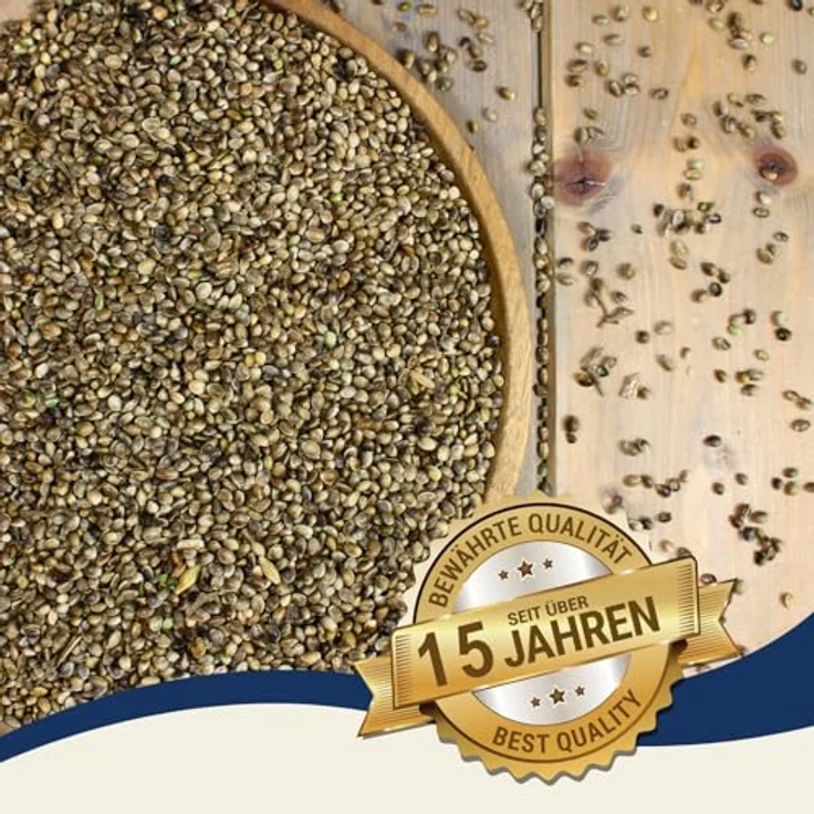 Lyra Pet® Hanfsamen 25 kg, Reich an Proteinen & Omega-3-Fettsäuren, Ballaststoffreiches Futter für Wildvögel, Pferde & Nager, Ganzjähriges Ergänzungsfutter – Bild 4