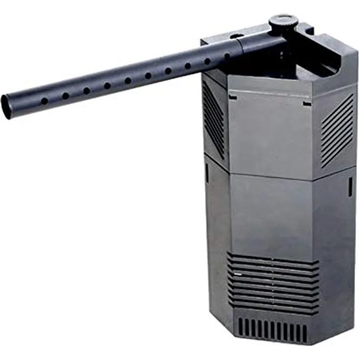 Aquaone JP-092 Innenfilter, 250 L/h Förderpumpe für Aquarien bis 40 Liter, energiesparend und leise