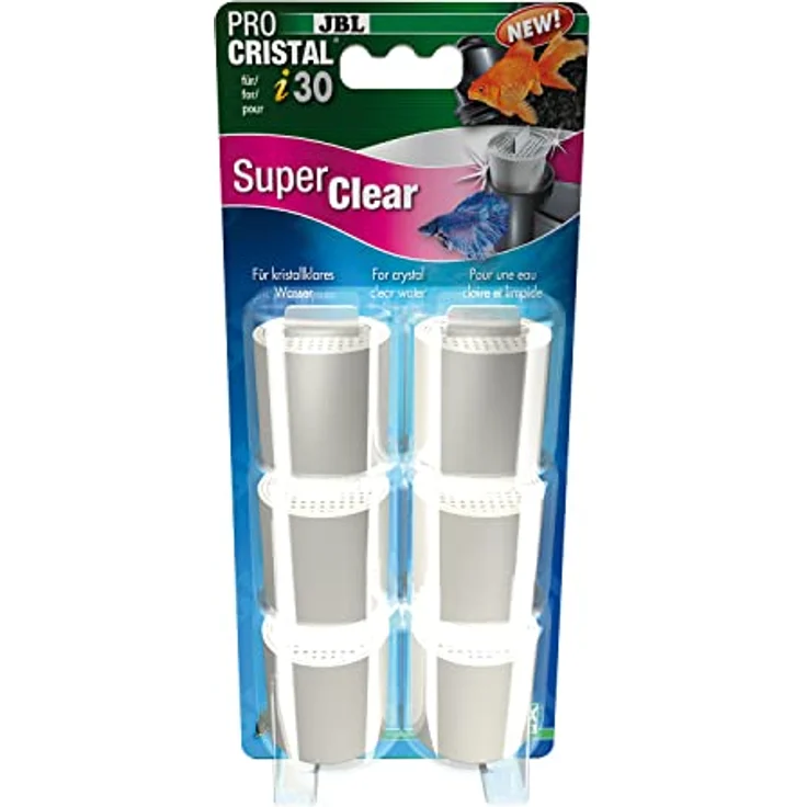 JBL GmbH & Co. KG Aquariumfilter 6x SuperClear ProCristal i30, effektiver Aquarienfilter für kristallklares Wasser – Bild 1
