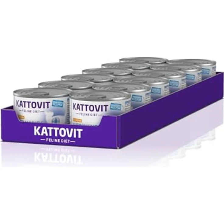 KATTOVIT Recovery Nassfutter für Katzen, glutenfreies Diätfutter mit Huhn für Katzen mit Untergewicht und Rekonvaleszenz, 12 x 185 g – Bild 3