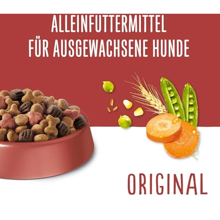 Beneful Original Hundefutter trocken, mit Rind und Gartengemüse, 12kg Packung für gesunde Verdauung und glänzendes Fell – Bild 4