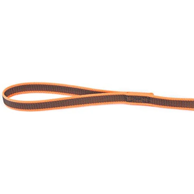JULIUS K-9 IDC Color & Gray gumierte Leine, 20 mm x 2 m mit Schlaufe und D-Ring, stark und widerstandsfähig, Orange-Grau – Bild 4