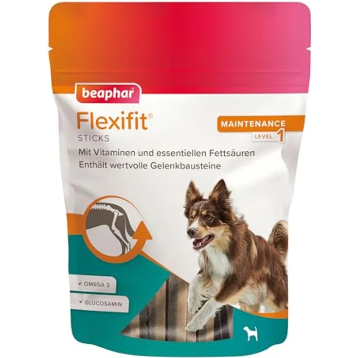 Beaphar Flexifit Snacks Hund Sticks mit Glucosamin und Vitaminen, 7 Stück / 175 g – Bild 1