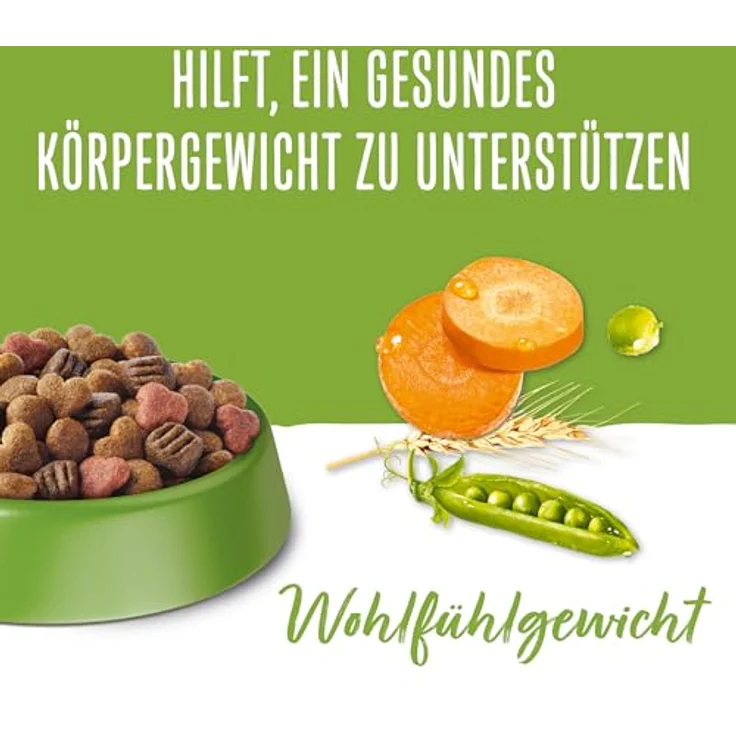 Beneful Wohlfühlgewicht Hundefutter trocken, mit Huhn und Gartengemüse, fettarm mit 20% weniger Fett, 1 x 12kg – Bild 4