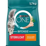 PURINA ONE BIFENSIS STERILCAT, Trockenfutter für sterilisierte Katzen, reich an Huhn, 5,7 kg