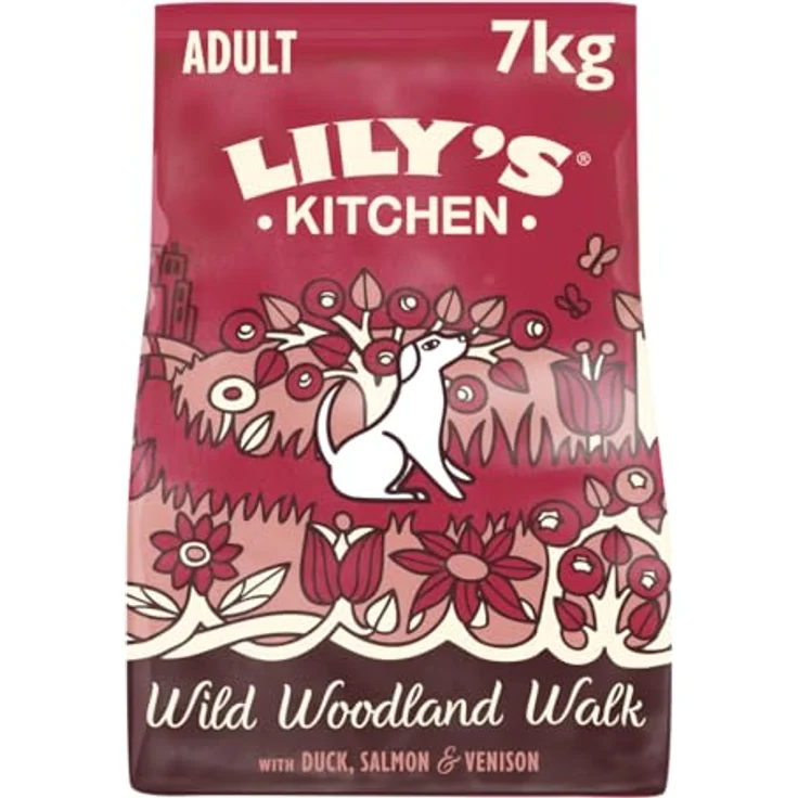 Lily's Kitchen Trockenfutter für Hunde, Ente Lachs & Hirsch, getreidefrei, 7kg – Bild 1