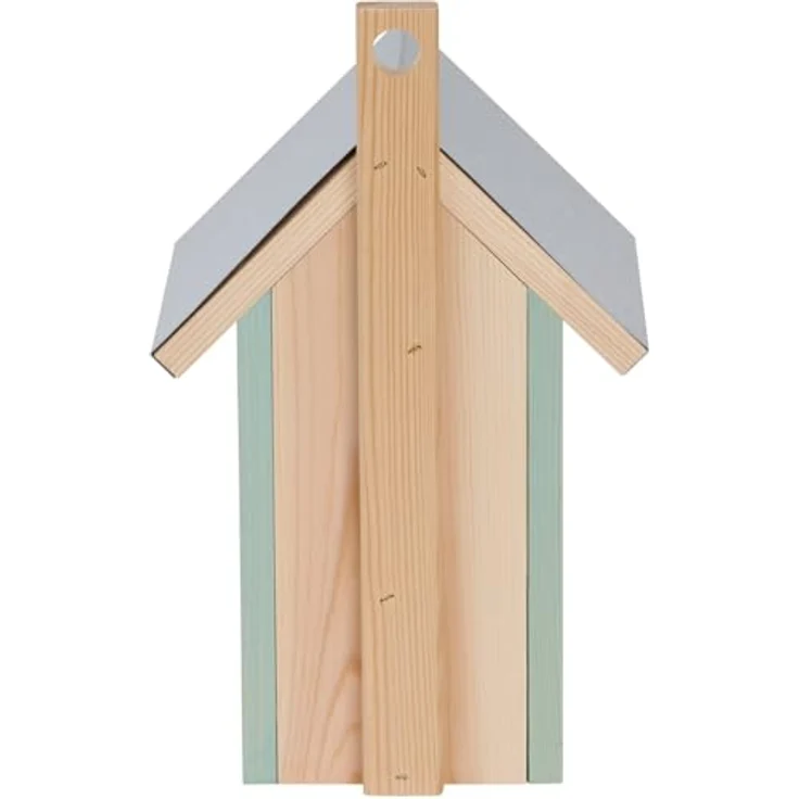 Siena Garden Nestperle Lotta, Nistkasten aus FSC-zertifiziertem Kiefernholz mit 32 mm Einflugloch und Marderschutz, witterungsbeständiges Stahlblechdach – Bild 4