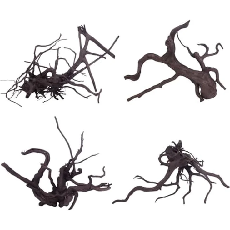 Aquaone Black Spider Wurzel XL, 60-80 cm – Dekorative Aquarienwurzel für Aquascaping, schwarz – Bild 1