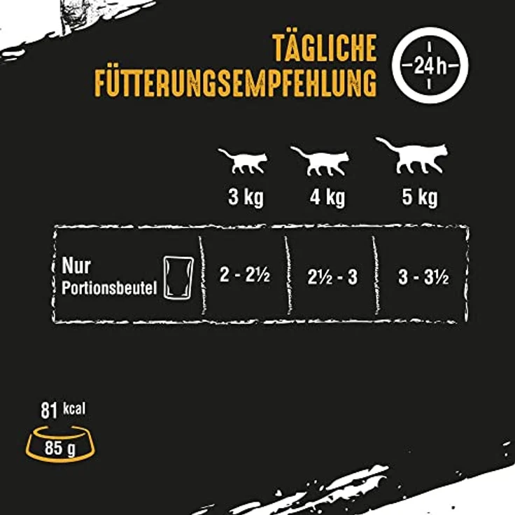 CRAVE Katze Portionsbeutel Sauce mit Huhn, 28 x 85g, proteinreiche Katzennahrung für starke Katzen – Bild 5