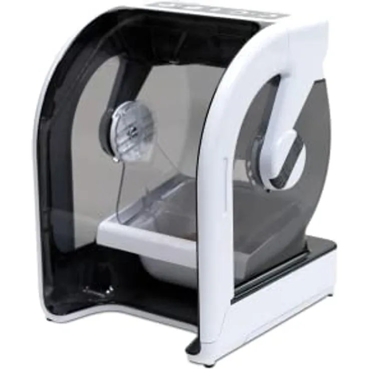 Closer Pets MiBowl CP500, Automatischer selektiver Mikrochip-Futterspender für kleine bis mittelgroße Katzen und Hunde, geschlossener Napf, BPA- und BHT-frei, Weiß