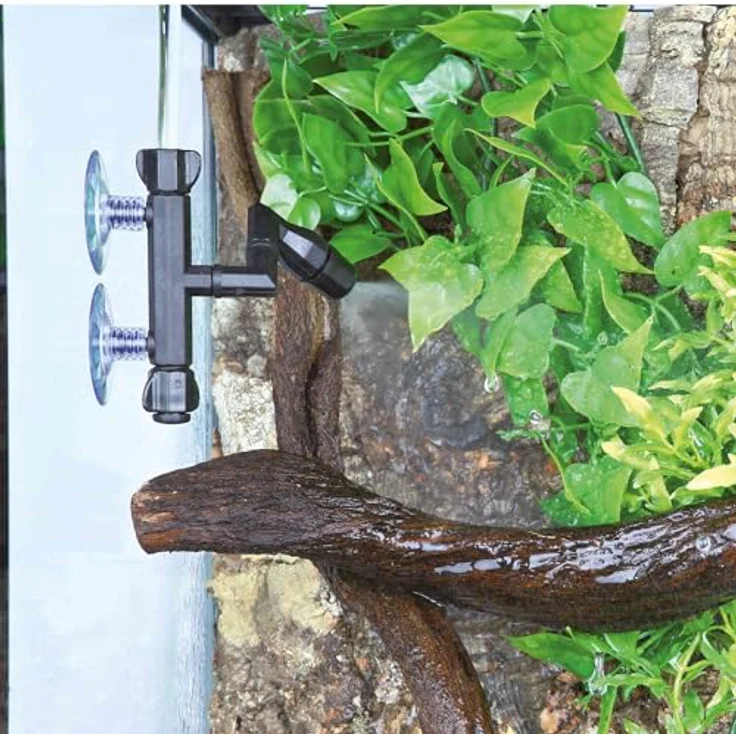 Trixie Reptiland Repti-Rain, Beregnungsanlage für Terrarien mit stufenlos regelbarem Pumpendruck und Filter, erweiterbar mit zusätzlichen Düsen – Bild 2