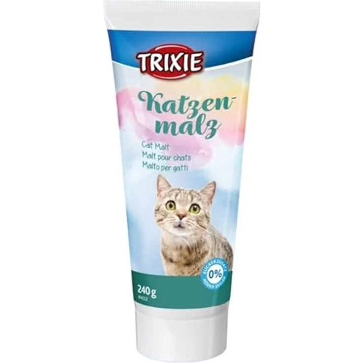 Trixie Katzenmalzpaste, 240 g, natürliche Verdauungshilfe mit Malzextrakt und Ölen – Bild 2