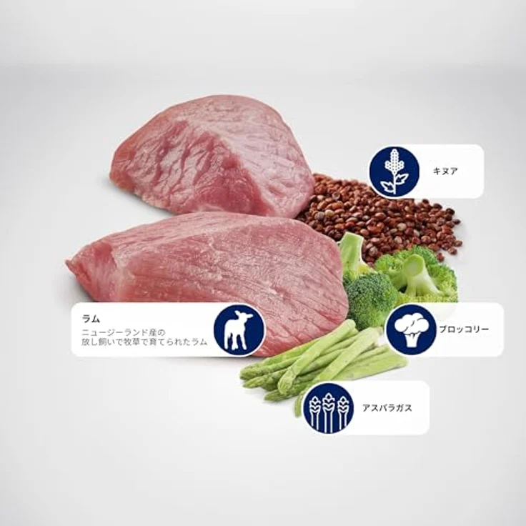 Farmina N&D Quinoa Adult Mini Pellets Hundefutter, Trockenfutter mit Lamm und Brokkoli, reich an hochwertigen Vitaminen und natürlichen Antioxidantien, 2,5 kg – Bild 2