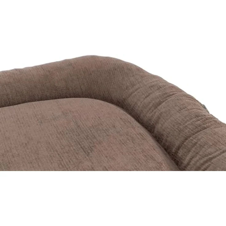 Trixie Hundekissen Vital Lennox, ovales orthopädisches Hundebett in Braun, 70×55cm mit viskoelastischem Schaum und rutschfestem Boden - 371345 – Bild 3