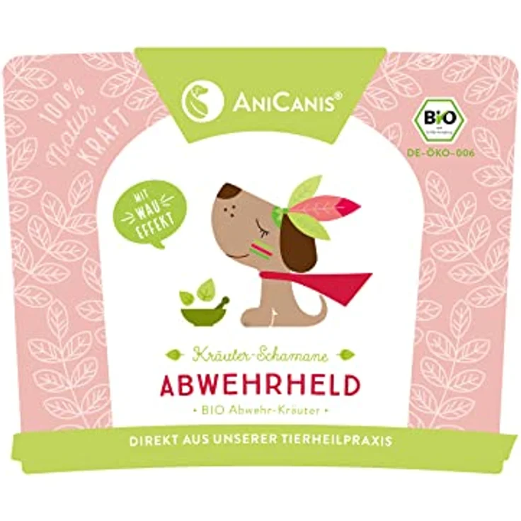 AniCanis Bio Kräutermix Abwehrheld für Hunde, getrocknete Immunkräuter als Futterzusatz, 125g, 100% Bio und vegan – Bild 3