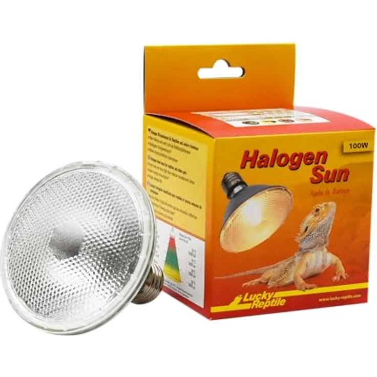Lucky Reptile Halogen Sun, 100 Watt Wärmelampe mit optimaler Licht- und Wärmebündelung für Terrarien – Bild 1