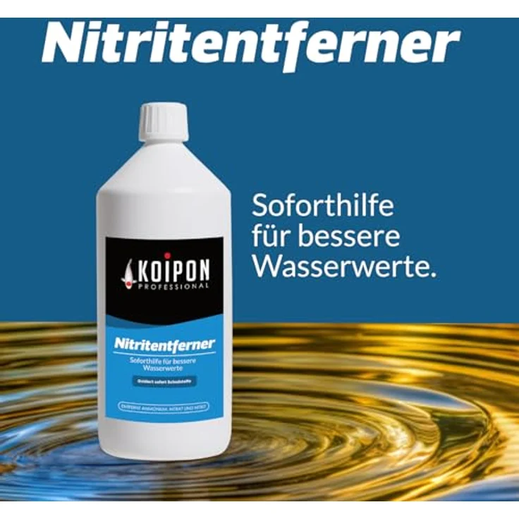 KOIPON Nitritentferner 1 L, Wasseraufbereitung gegen Ammonium, Nitrit & Nitrat für Teiche – Bild 4