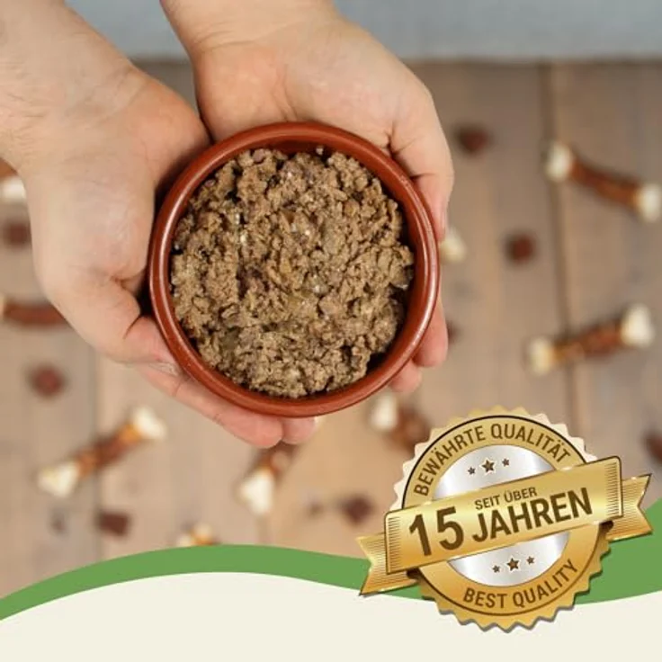 Lyra Pet Emily's Feine Paté, Katzen-Nassfutter reich an Rind, 17 x 100 g, getreide- und glutenfrei, hoch in Proteinen und Mineralien, ideal für alle Katzen und magenfreundlich – Bild 3