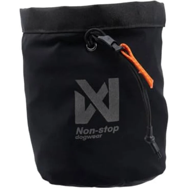 Non-stop dogwear Treat Bag, Leckerlibeutel mit verstellbarem Gurt und wasserdichtem Innenfutter, schwarz – Bild 1