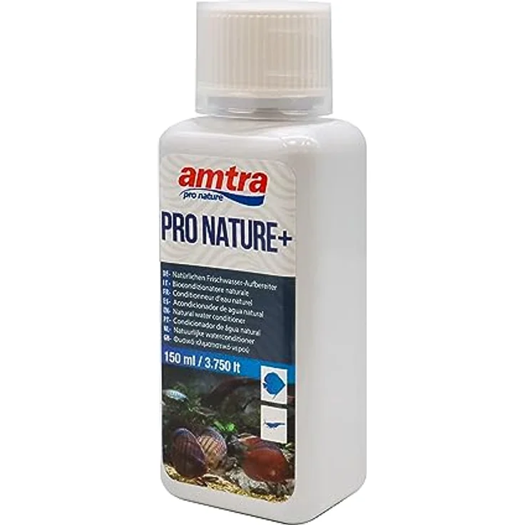 Amtra Pro Nature Plus, 150 ml Wasseraufbereiter für Süßwasseraquarien, entfernt Chlor und Schwermetalle, natürliche Biokonditionierung – Bild 4