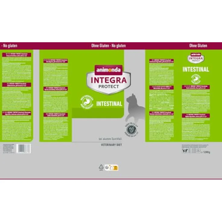 animonda INTEGRA PROTECT Intestinal, Katzen-Trockenfutter mit magerem Geflügel für Katzen mit akutem Durchfall, 1200g – Bild 4