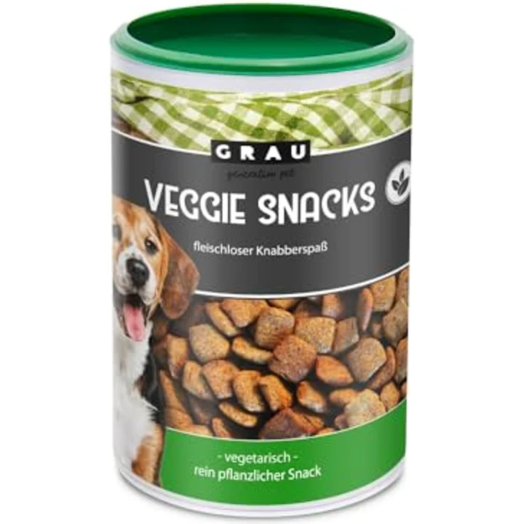 GRAU - Getreidefreie vegetarische Snacks für Hunde - Veggie Snacks, 1er Pack (400 g), Ergänzungsfuttermittel für Hunde, ideal für Unverträglichkeiten