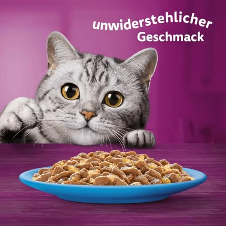 Whiskas Mega Pack 1+ Fisch Auswahl in Gelee, Katzenfutter, 40 x 85g – Bild 7