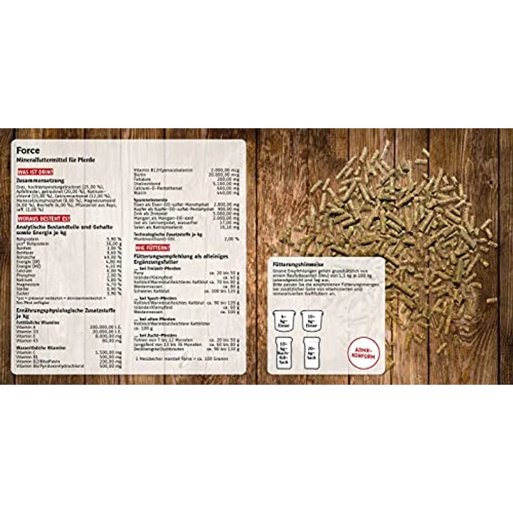 MARSTALL Premium-Pferdefutter Force, 10 kg Packung mit hochwertigen Nährstoffen für optimale Leistungsfähigkeit – Bild 2