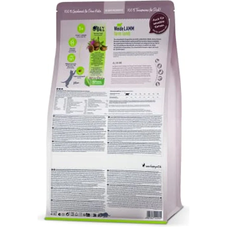 HAPPY CAT Sterilised Trockenfutter Katze Adult, Weide-Lamm, 1,3 kg, für kastrierte Katzen, Gewichtsmanagement, Haut- und Fellunterstützung – Bild 5