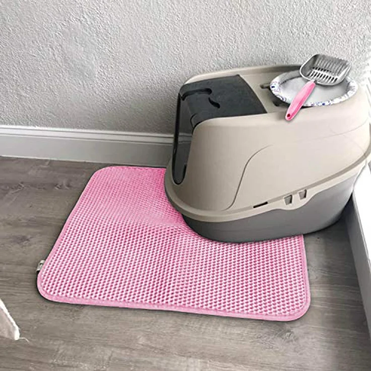 WePet Katzenstreuschaufel aus Aluminiumlegierung, große Kotschaufel mit langen Griff, rosa, tiefe 5 cm, langlebig und rostbeständig – Bild 5