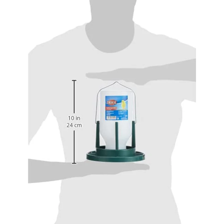 Trixie Futterbehälter Volieren-Futterspender, 1000 ml, Kunststoff, 20 cm – Bild 3