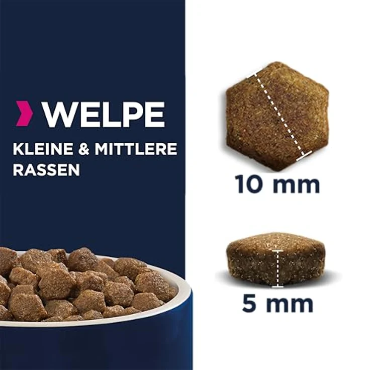 Eukanuba Welpenfutter getreidefrei mit Fisch für kleine und mittelgroße Rassen, Trockenfutter ohne Getreide für Junior Hunde, 3 kg - reich an Seefisch, unterstützt Wachstum und gesunde Verdauung – Bild 2