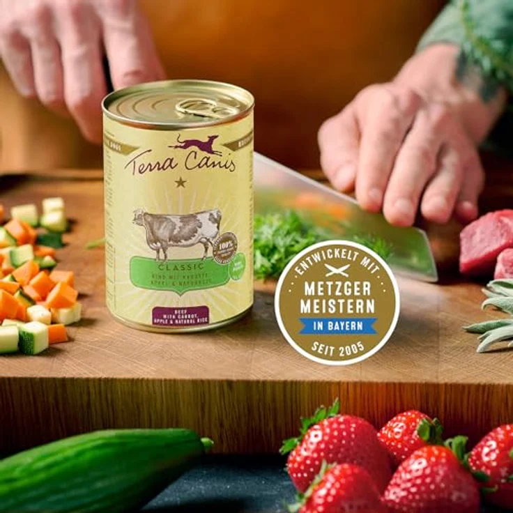 Terra Canis Lachs, Hirse, Pfirsich & Kräuter - Classic Nassfutter, 6x400g I Premium Hundefutter in 100% Lebensmittelqualität, allergen- & getreidearm, glutenfrei – Bild 5