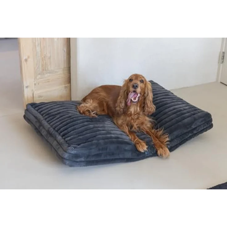 Designed By Lotte Tierkissen Hundekissen Reza anthrazit - Stilvolles Liegekissen mit recyceltem Innenbezug – Bild 9