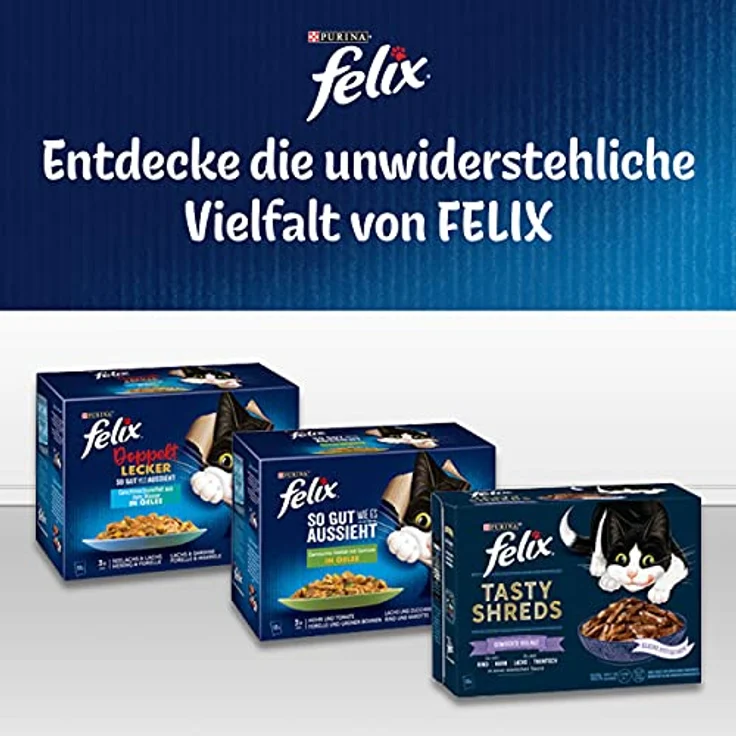 FELIX Geschmacksvielfalt Wasser, Katzen-Nassfutter in Gelee, 120x85 g – Bild 6