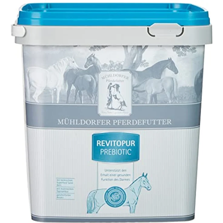 Mühldorfer Revitopur Prebiotic, 3 kg Pferdefutter zur ganzheitlichen Unterstützung bei Koliken und Kotwasser, mit Superfood Sanddorn und Topinambur, getreidefrei – Bild 2