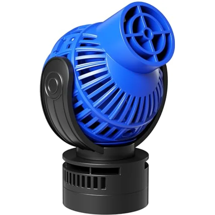 SunSun JVP-130 Strömungspumpe 4000 l/h, 6 W mit schwenkbarer Düse und Magnethalter, ideal für Aquarien
