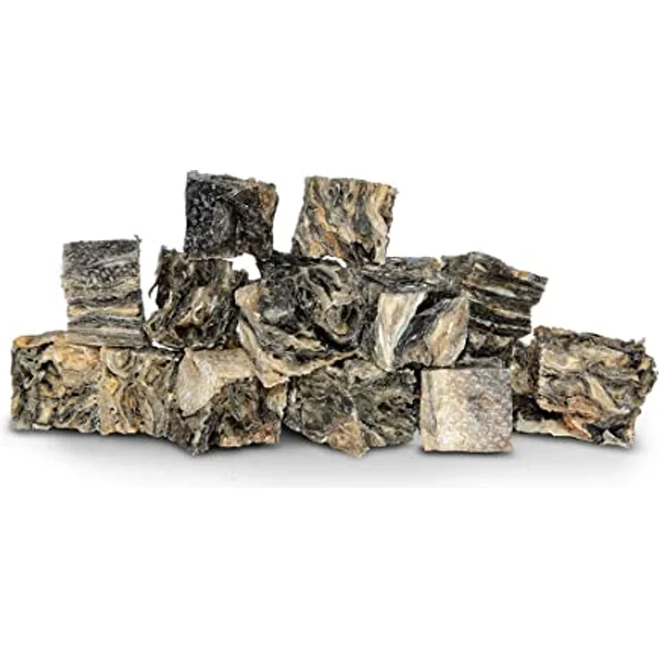 NATURAL SNACKIES Feine Kabeljauhautwürfel, Premium Hundesnacks ohne Getreide, Zucker und Zusatzstoffe, luftgetrocknet, 130g – Bild 2