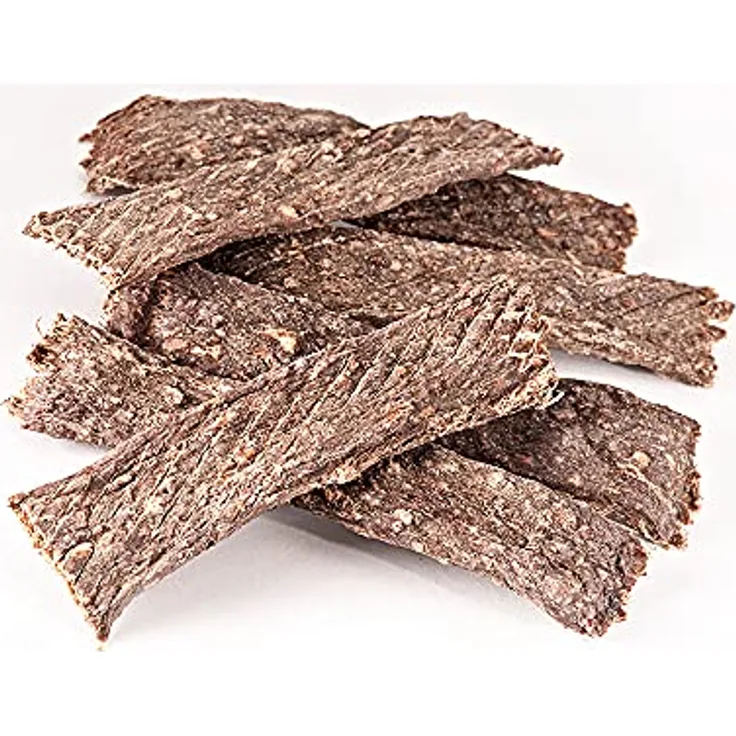 mascota vital Trockenfleisch für Hunde, 100% natürlich & schonend getrocknet, ohne Zusatzstoffe, leicht verdaulich, weicher Kausnack für Welpen, Senioren & sensible Hunde (Pferd, 100g)