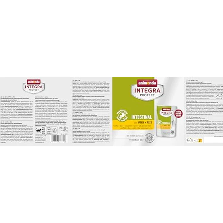 animonda INTEGRA PROTECT Katzenfutter nass Intestinal mit Huhn + Reis, Diätalleinfutter für erwachsene Katzen, vom Tierarzt empfohlen bei Durchfall & Erbrechen, 8 x 85g – Bild 2