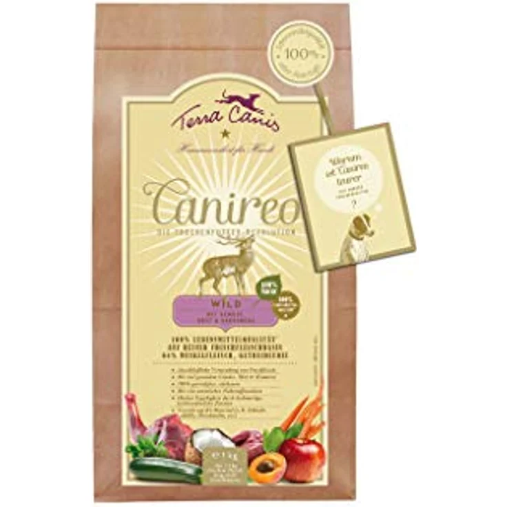 Terra Canis Canireo Wild, Hunde-Trockenfutter mit natürlichen Zutaten, 1kg – Bild 2