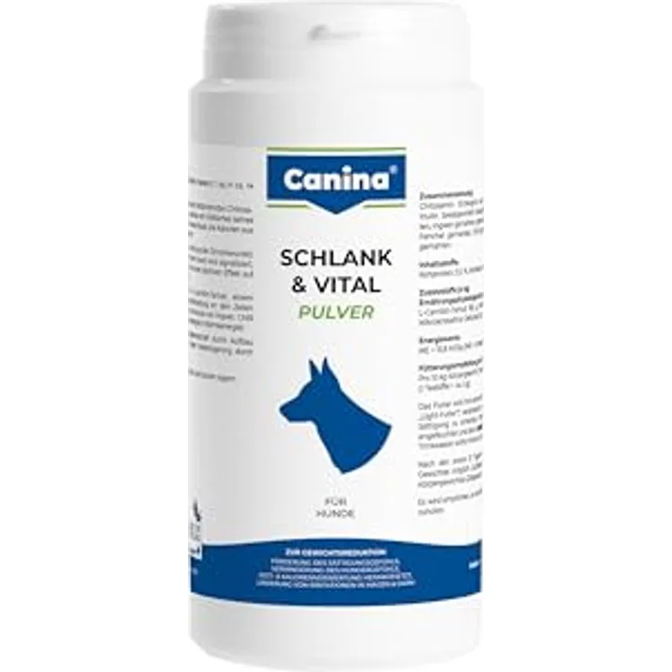 Canina Schlank und Vital, Vitamine für Hunde zur Gewichtsreduktion, 1 x 0.25 kg