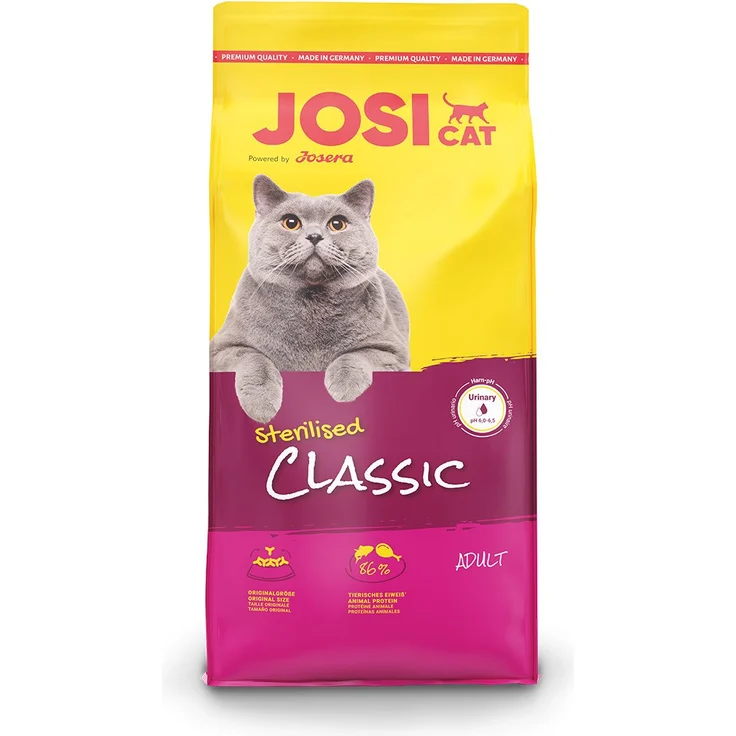 JosiCat Sterilised Classic, 10kg Katzen-Trockenfutter mit wichtigen Inhaltsstoffen für kastrierte Katzen – Bild 1