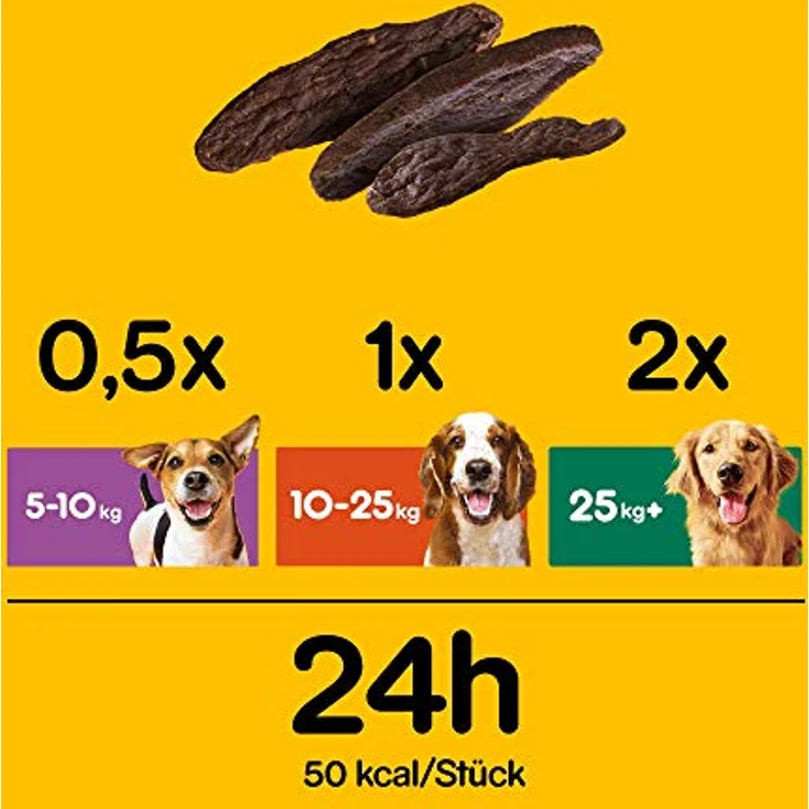 Pedigree Ranchos Hundesnacks, reich an Huhn, 95% Fleisch, 70 g – Bild 4