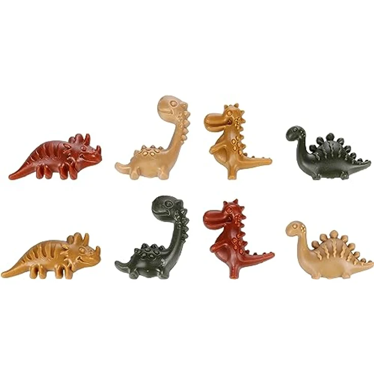 Flamingo Leckerli Hund Veggie Dino Mix Bunt, Größe S, 120g, glutenfrei, funktionale Kaubelohnung in Dinoformen – Bild 2