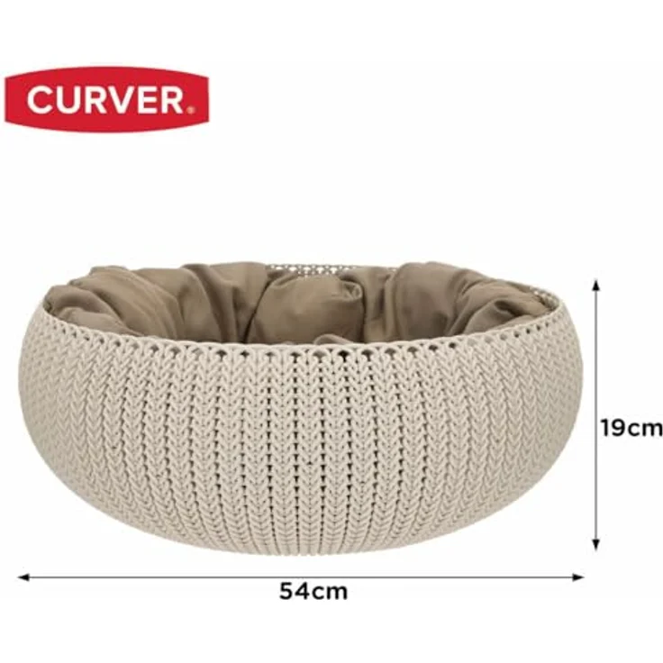 Karlie Curver Tierbett ø: 50 cm hellbeige – Bild 6