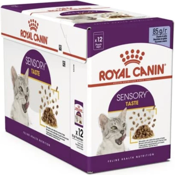 Royal Canin Sensory Taste in Gelee, Katzen-Nassfutter mit zartem Huhn, 12 x 85 g – Bild 2