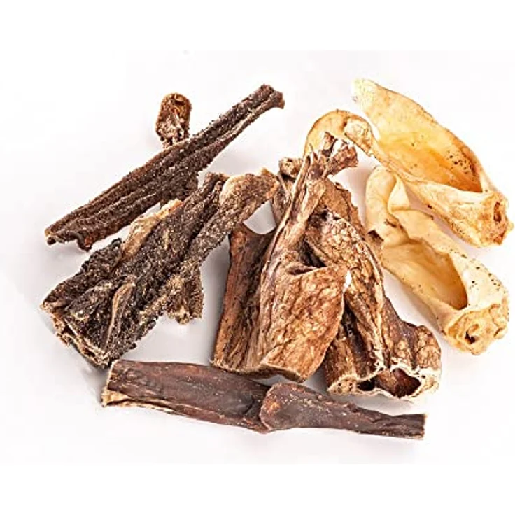 mascota vital Natürliche Hundesnacks, 100% Fleisch, schonend getrocknete Kausnacks ohne Zusatzstoffe, ideal für Training & Zahnpflege – Bild 1