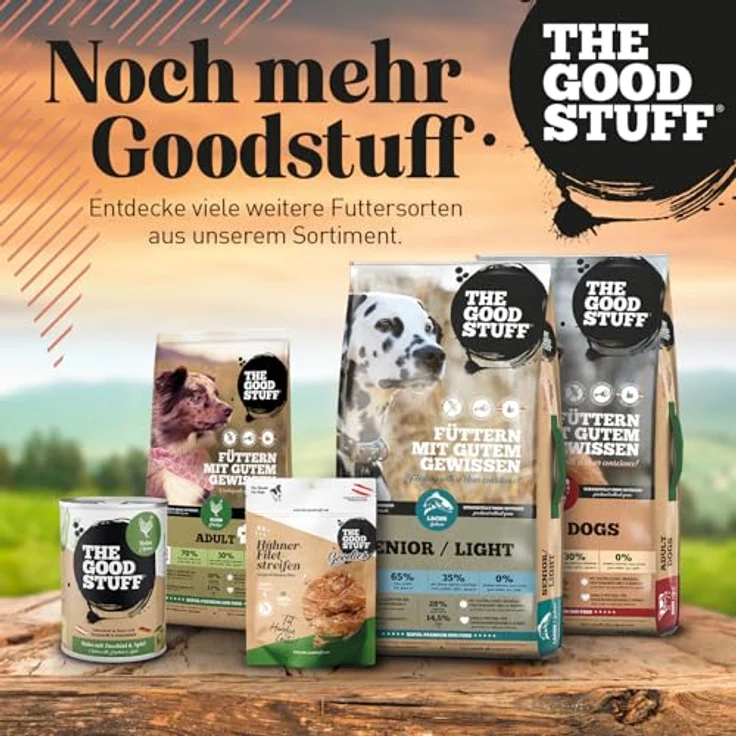 The Goodstuff Senior und Adult Light Huhn, Hunde-Trockenfutter mit hohem Fleischanteil, 2,5kg – Bild 9
